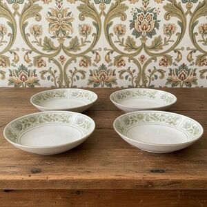 Fine China Of Japan Florence Dessert Bowls, Set of 4, Vintage Floral Porcelain